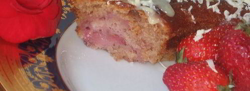 маффины из белого шоколада и клубники. Шаг 9