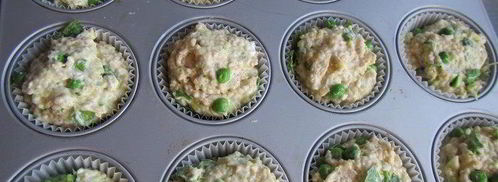 маффины из киноа с овощами и фетой. Шаг 7