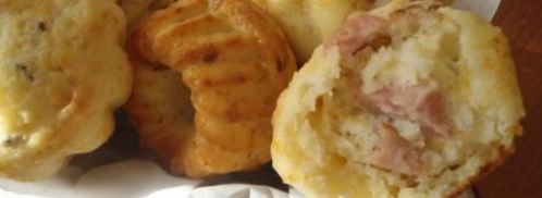 маффины на кефире ветчина-сыр. Шаг 6