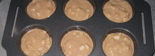 маффины на кислом молоке с яблоками. Шаг 6