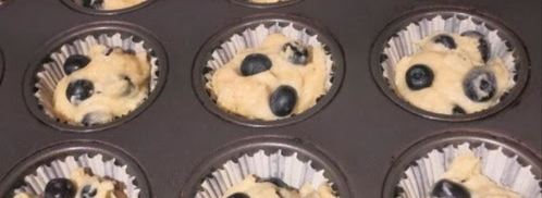 маффины с черной смородиной. Шаг 5