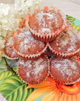 Маффины с финиками и грецкими орехами