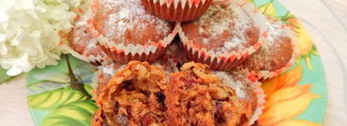 маффины с финиками и грецкими орехами. Шаг 5