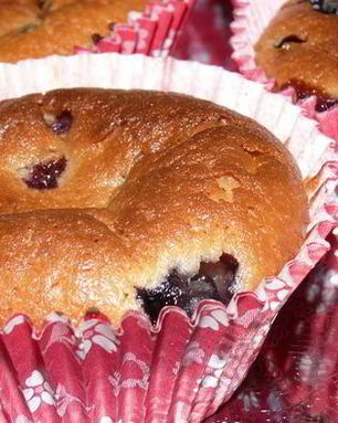Маффины с голубикой