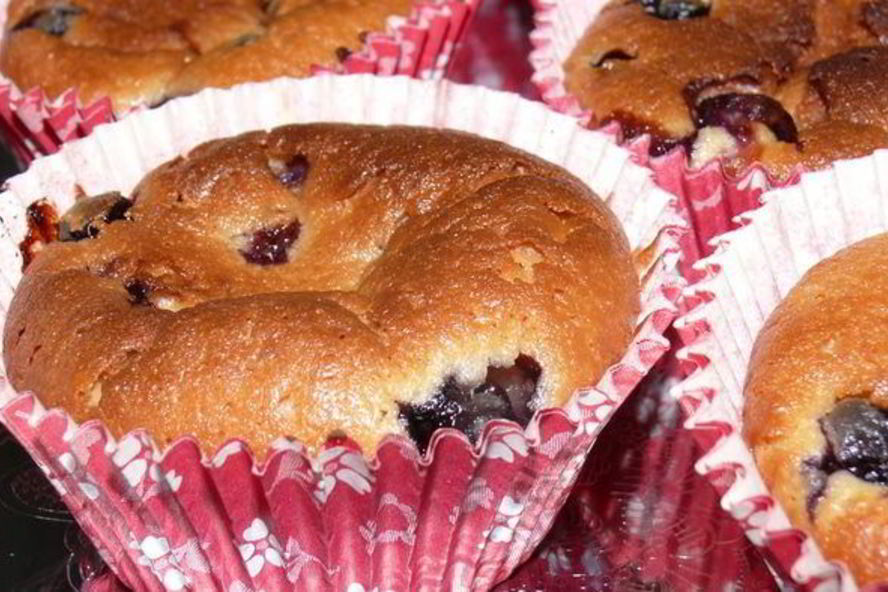 Рецепт маффинов с голубикой