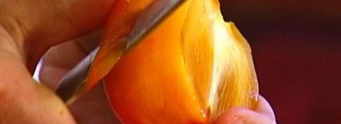 маффины с хурмой и клубникой. Шаг 6