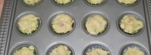 маффины с колбасой и сыром. Шаг 4