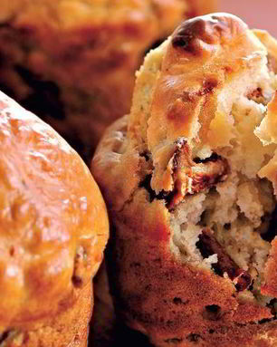 Маффины с лисичками и курагой