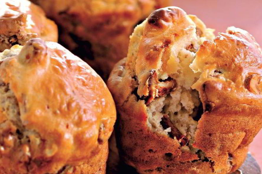 Рецепт маффинов с лисичками и курагой