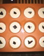 Маффины с шоколадной начинкой