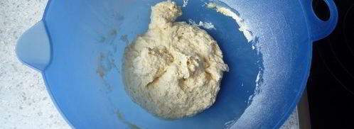 маффины с сыром и ветчиной из дрожжевого теста. Шаг 6