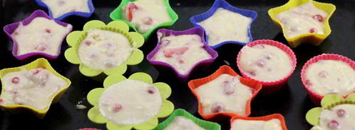 маффины с ягодами. Шаг 9