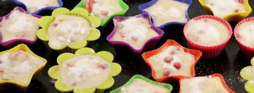 маффины с ягодами. Шаг 10