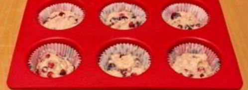 маффины с ягодой. Шаг 5