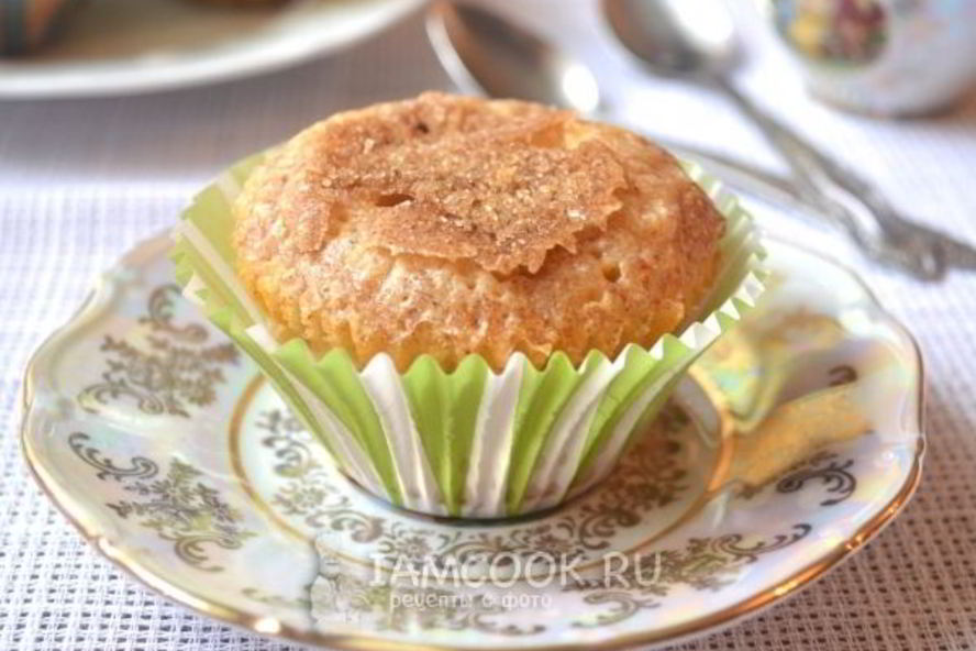 Рецепт маффинов со сливами и корицей