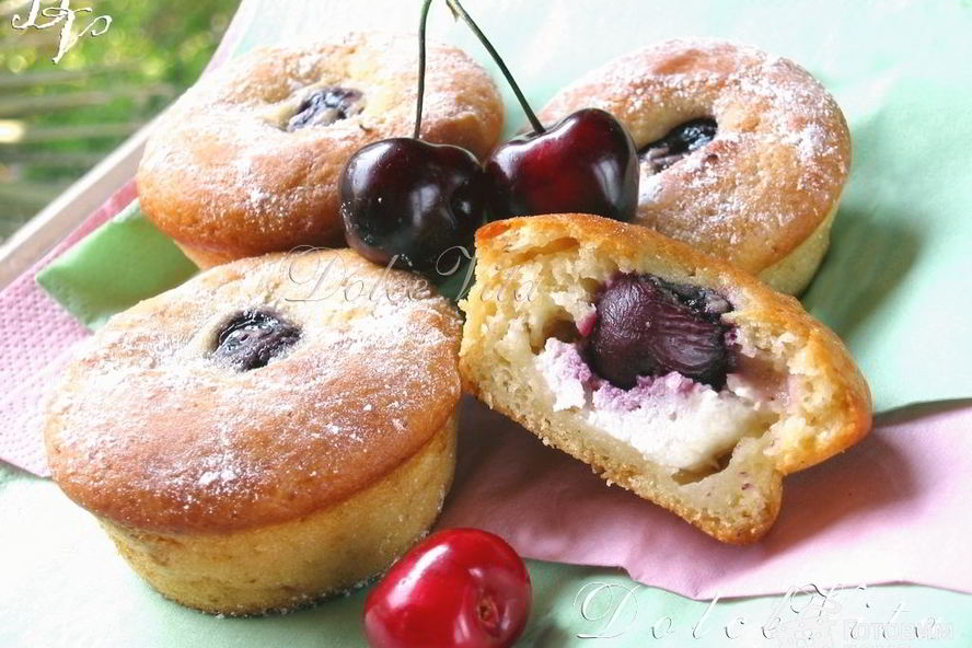 Рецепт маффинов ягодный сюрприз