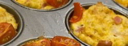 необычные маффины с ветчиной и сыром. Шаг 4