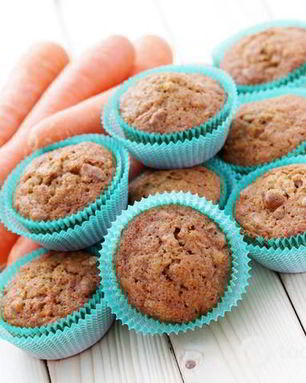 Постные яблочные маффины