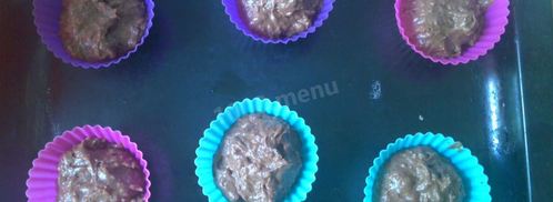 шоколадные маффины с кокосом. Шаг 7