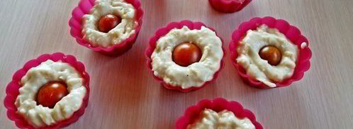 сырные маффины с черри. Шаг 17