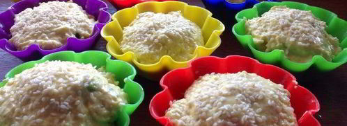 творожно-сырные маффины с брокколи. Шаг 6