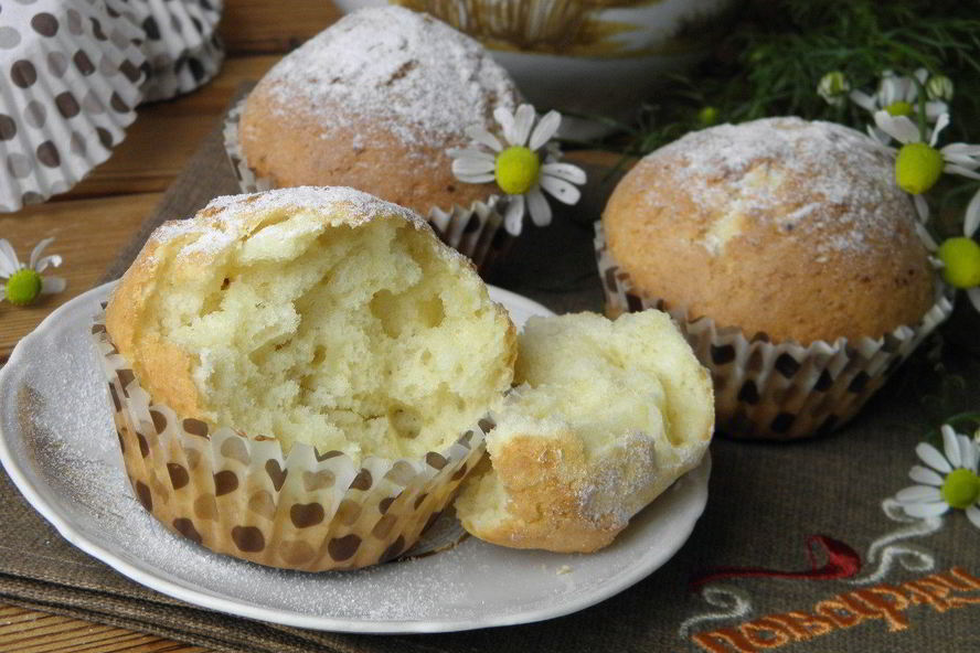 Рецепт творожных маффинов классических