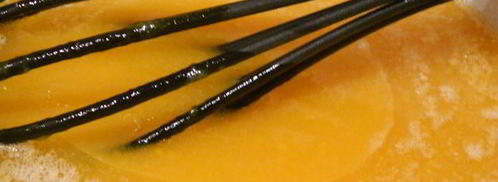 тыквенные маффины с нутеллой и сыром. Шаг 3