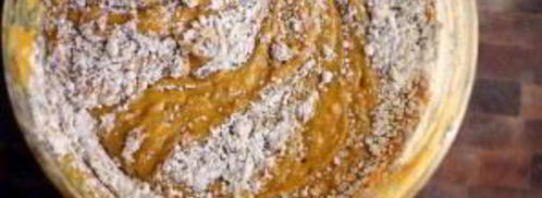 тыквенные маффины с нутеллой. Шаг 3