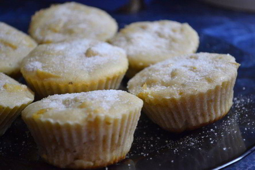 Рецепт яблочно-банановых маффины