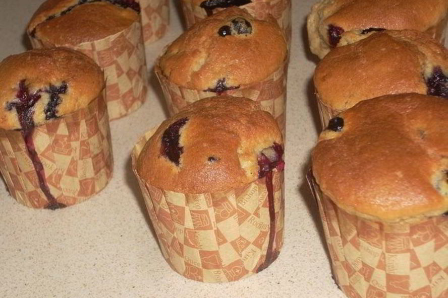 Рецепт ягодных маффинов