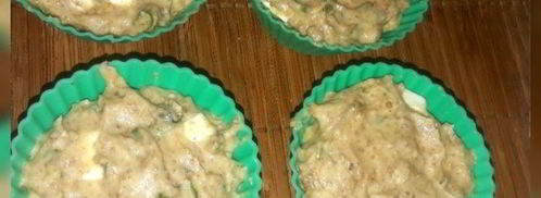 закусочные маффины с руколой и фетой. Шаг 3