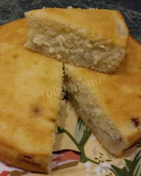 Банановый пирог манник