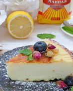 Итальянский манник с рикоттой