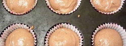 маффин-манник шоколад в шоколаде. Шаг 6