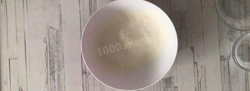 манник без молока на сметане. Шаг 4