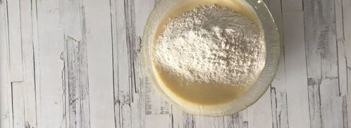 манник без молока на сметане. Шаг 5