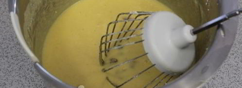 манник на кефире с изюмом. Шаг 7