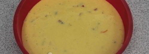 манник на кефире с изюмом. Шаг 8