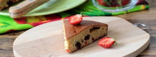 манник на кефире с изюмом. Шаг 9