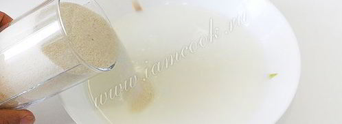 манник на кефире с мукой в мультиварке. Шаг 4