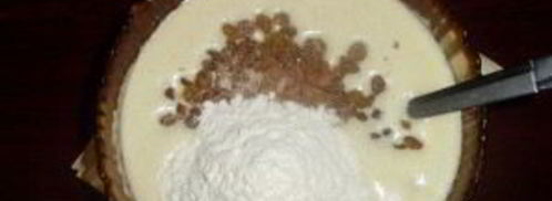 манник на кефире в микроволновке. Шаг 2