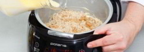 манник на молоке в мультиварке. Шаг 4