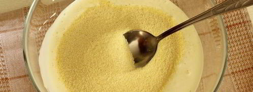 манник на сметане с яблоками. Шаг 6