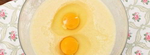 манник на воде с яйцами. Шаг 4