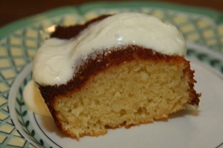 Рецепт манника по-гречески с йогуртом