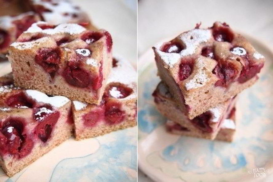 Рецепт манника с черной смородиной