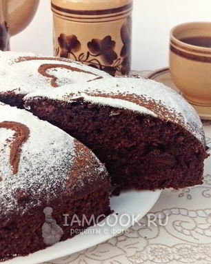 Манник с шоколадом и какао