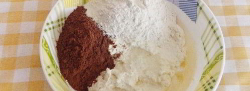 манник с шоколадом и какао. Шаг 8