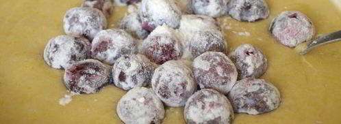 манник с вишней. Шаг 4