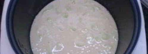 манник с яблоками на кефире. Шаг 9